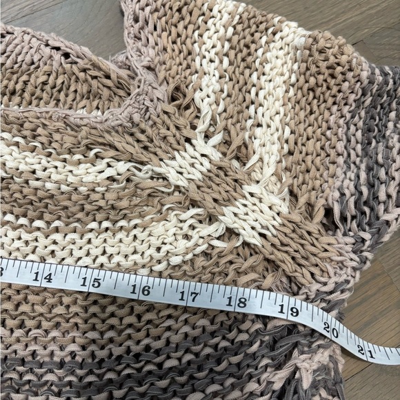 Free People Desert Moon open knit sweater size M - Picture 5 of 7